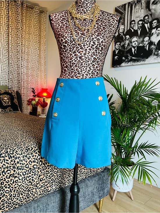 Zara Pants - ZARA Blue Sailor Shorts